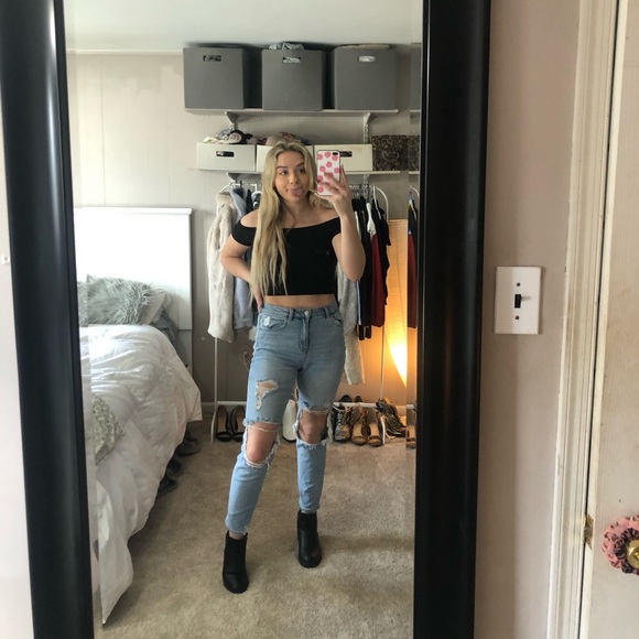 SHEIN off the shoulder top M - Picture 4 of 9